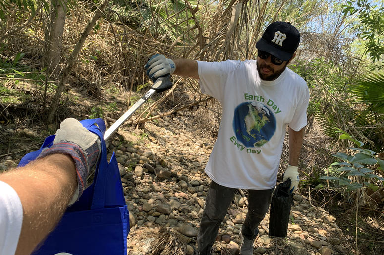 The barnes firm san diego riverbed cleanup earth day