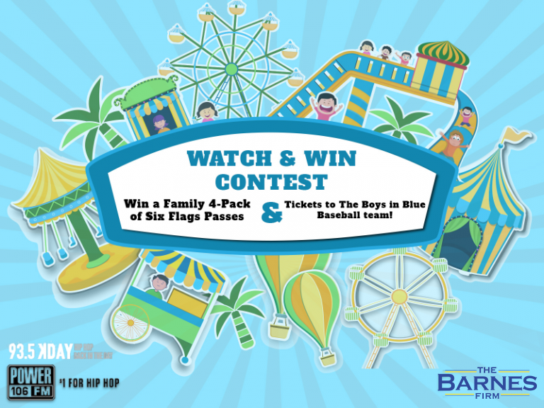 Watch & Win Six Flags Passes Contest