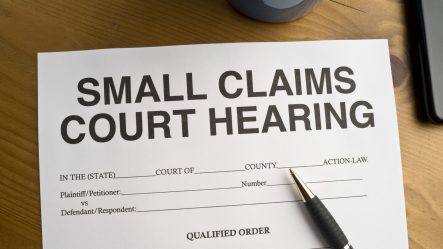 you can ask for lost wages in a small claims court hearing