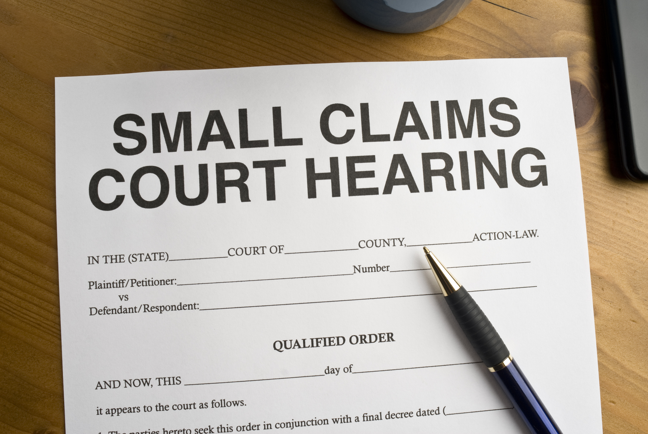 you can ask for lost wages in a small claims court hearing